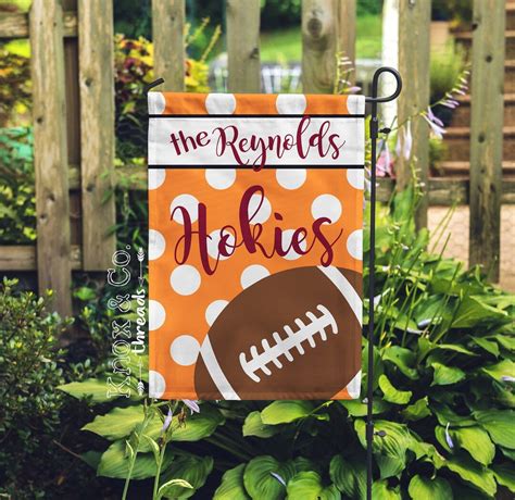 Personalized Virginia Tech Garden Flag Collegiate Virginia Tech