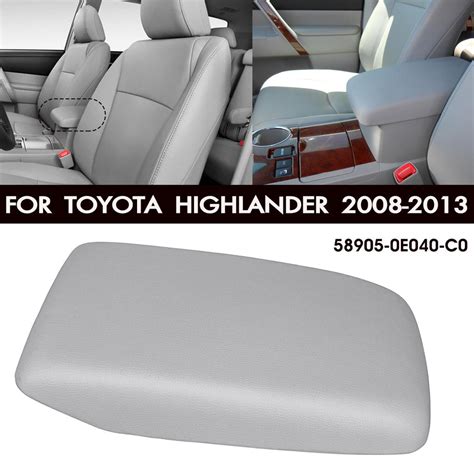 Buy Pu Leather Car Center Console Lid Armrest Cover For Toyota