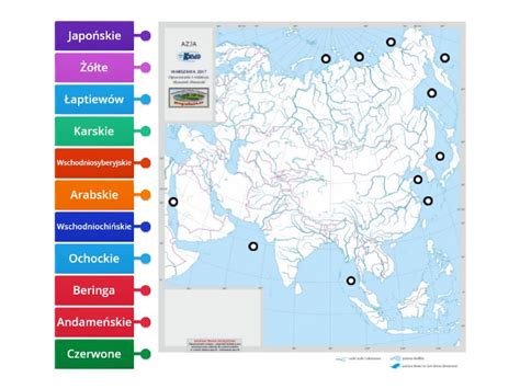 Azja Morza Labelled Diagram