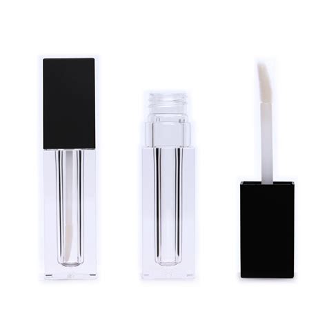 Wholesale EGAC57 Empty Lip Gloss Bottles Clear Packages Matte Cap Of