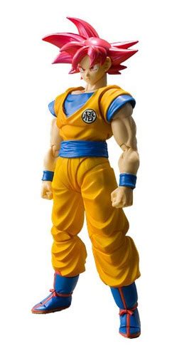 Figura De Acción Dragon Ball Goku Super Saiyan God Ban17564 De Bandai S