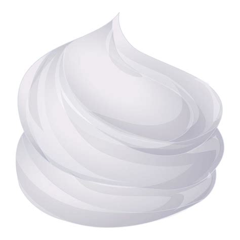 Cake Meringue Icon Cartoon Vector Cream Whip Vector Art At