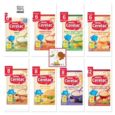 Nestle Cerelac Baby Cereal 6m 12m 200g 225g 250g Shopee Malaysia