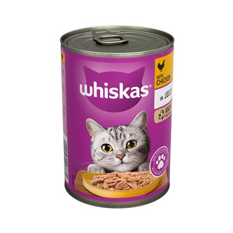 Whiskas Adult Wet Cat Food Chicken In Jelly Tin G Best One