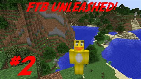 FTB Unleashed Let S Play Part 2 Random Mining YouTube