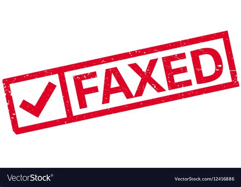 Faxed Rubber Stamp Royalty Free Vector Image VectorStock, 50% OFF