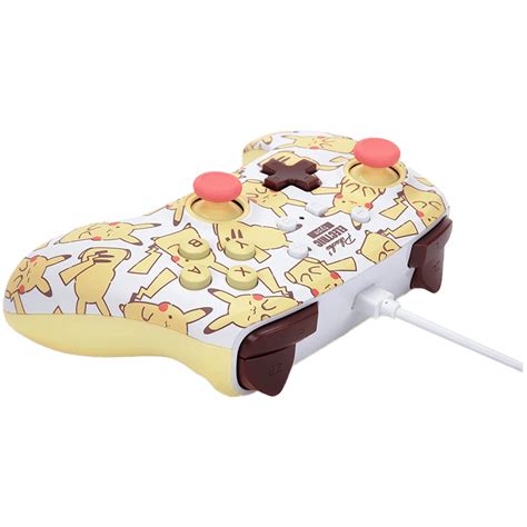 Manette Switch Filaire Pokémon Pikachu Blush Couleur Jaune Marque