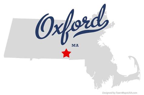 Oxfordmassachusettspictures Map Of Oxford Massachusetts Ma