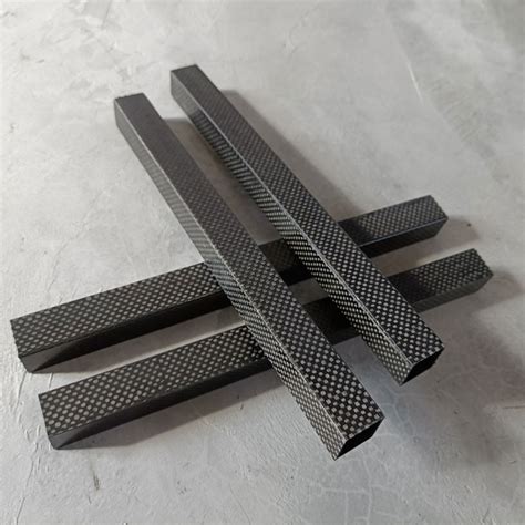 Uv Resistant Carbon Fiber Rectangular Tube Anti Ultraviolet Radiation