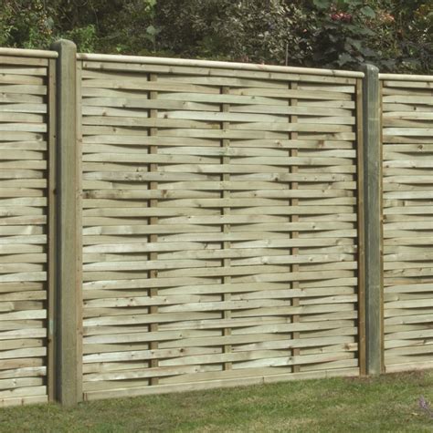 woven wood fence designs - Hazel Hurdle Garden Fence Panel 6ft x 3ft (1.8m x 0.9m) Natural Woven ...