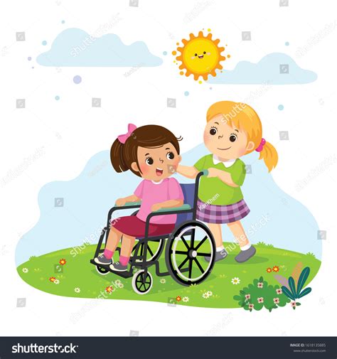 Disabled Children Clip Art