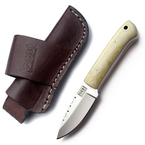 Buy Gcs Handmade Handle D Tool Steel Hunting Camp With Leather Sheath