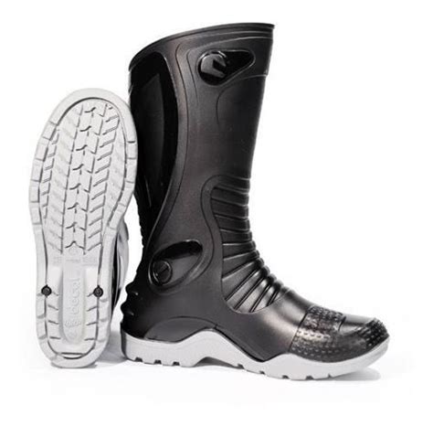 Botas Dakar Motociclistas Caucho 100 Impermeables Lluvia Posot Class