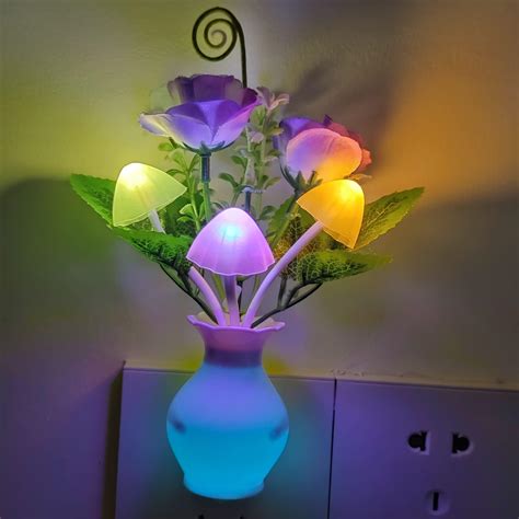 Ausaye Pack Sensor Led Night Light Plug In Nightlight Color Changing