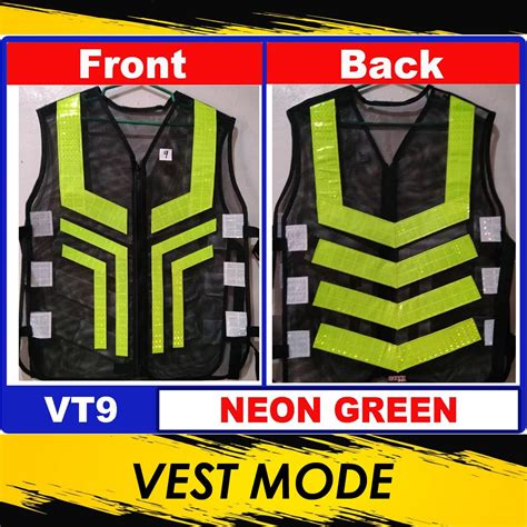 Vt09 Vest For Motorcycle Rider High Visibility Safety Vest Reflectorized Vest Mode Lazada Ph