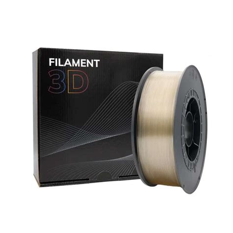 Filamento 3D PETG De 1 75mm Transparent 1Kg