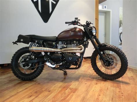 Details Zum Custom Bike Triumph Scrambler Des H Ndlers Triumph