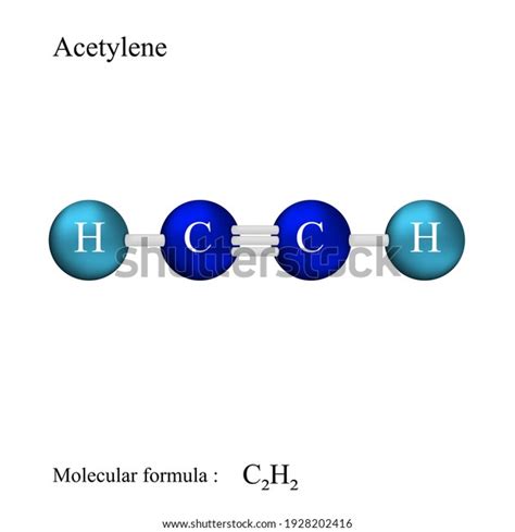 Lewis Strukturformel Aus Acetylen Molekularformel Stock Vektorgrafik Lizenzfrei 1928202416