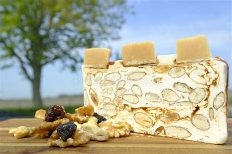 Italian nougat candy stock image. Image of almond, italy - 102900409