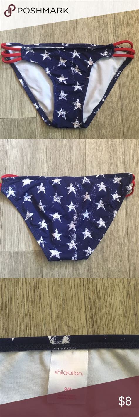 Stars And Stripes American Flag Bikini Bottoms S