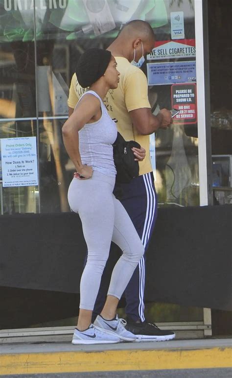 Meagan Good Beautiful Big Ass In Leggings Out In West Hollywood Hot Celebs Home