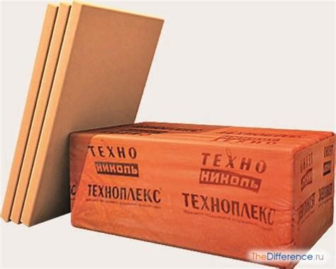 Чем отличается техноплекс от пеноплекса