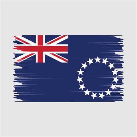 Cook Islands Flag Illustration Vector Art At Vecteezy