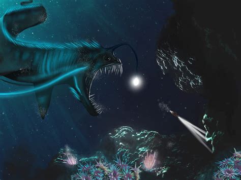 ArtStation Deep Sea Monster HD Wallpaper Peakpx