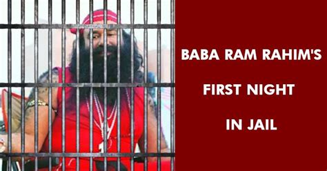 This Is How Prisoner No 1997 Gurmeet Ram Rahim Spent His First Day In