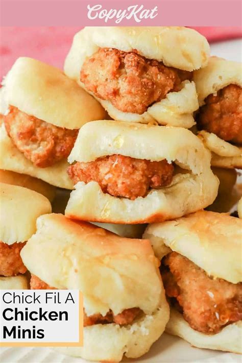 Chick fil-A Chicken Minis (Chick-n-Minis) Recipe - CopyKat Recipes ...