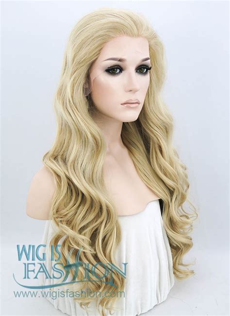 Wavy Golden Blonde Lace Front Synthetic Wig Lf Blonde Lace Front