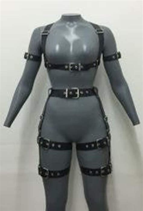 Lady Lucie Latex Double Lower Harness Set Etsy Uk