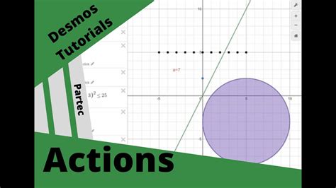 Desmos Tutorials Actions YouTube