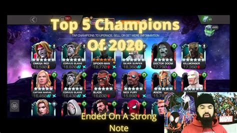 Top 5 Champs Released In 2020 Marvel Contest Of Champions Youtube