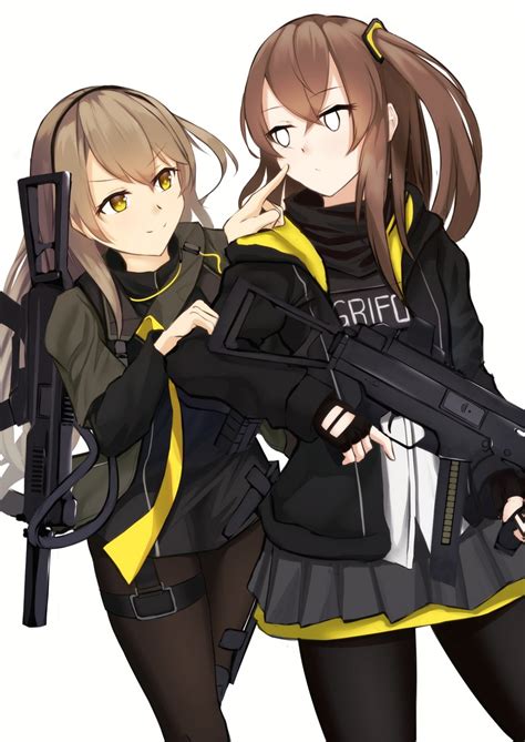 Ump And Ump Girls Frontline Drawn By Lodbyy Danbooru