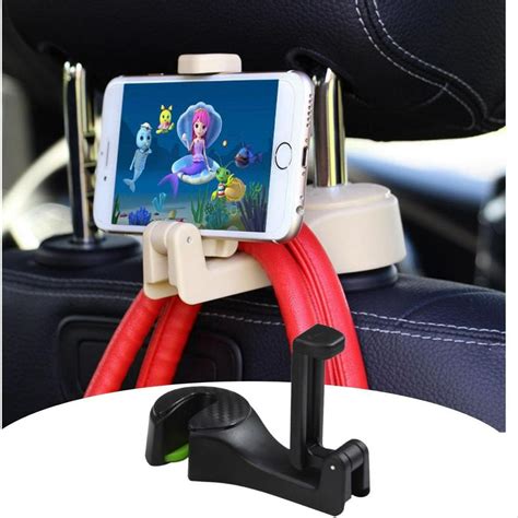 Suporte Para Celular Carro Veicular Universal Banco Traseiro Gancho