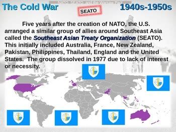 Cold War (40s-50s) NATO, SEATO and the Warsaw Pact - engaging, highly ...