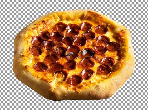 Pizza De Calabresa Fundo Transparente Psd Premium