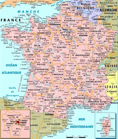 Carte De France Départements Et Villes à Imprimer Altoservices