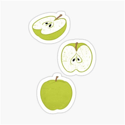 "Apple" Sticker by Chuvardina | Redbubble