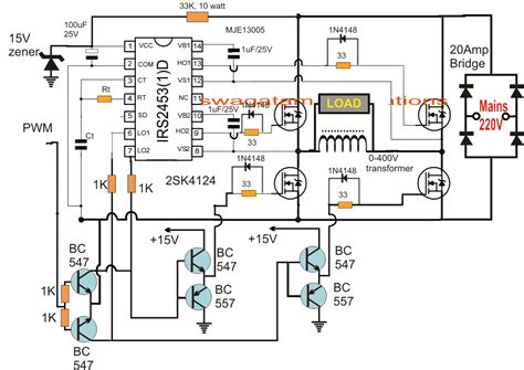 Manual Voltage Stabilizer Circuit Diagram