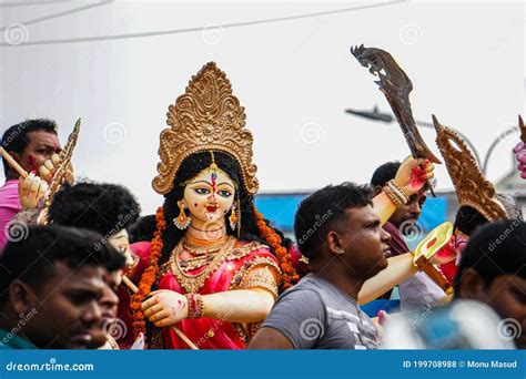 Image Of The Great Fort Festival Of Hinduism Image Of Goddess Durga