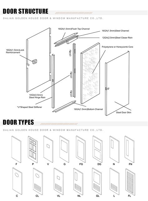 China Customized Theatre Cinema Galvanized Steel Fire Escape Door With