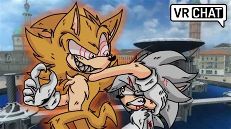 Fleetway Sonic Messes With Silver Vr Chat Youtube