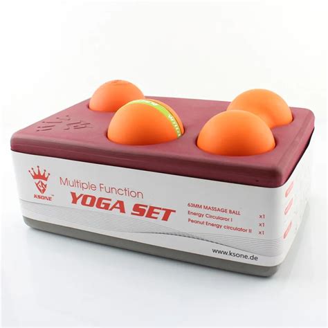 New Product High Density Eva Foam 4 In 1 Yoga Block Set With Massage