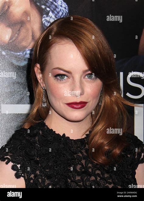 Emma Stone Attending The Crazy Stupid Love World Premiere Held At