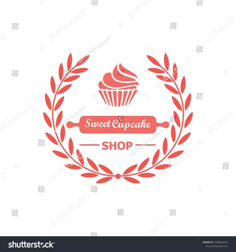 Cupcake Bakery Logo Template Illustration Stock Vector Royalty Free