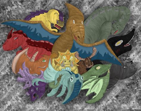 Dino Collage by ThePalaviOne on DeviantArt