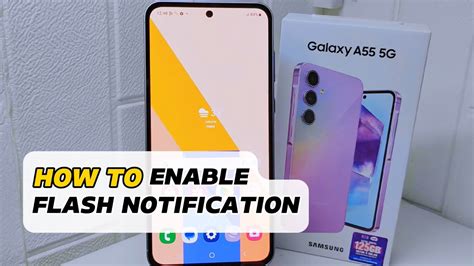 How To Enable Flash Notification On Samsung Galaxy A G Youtube