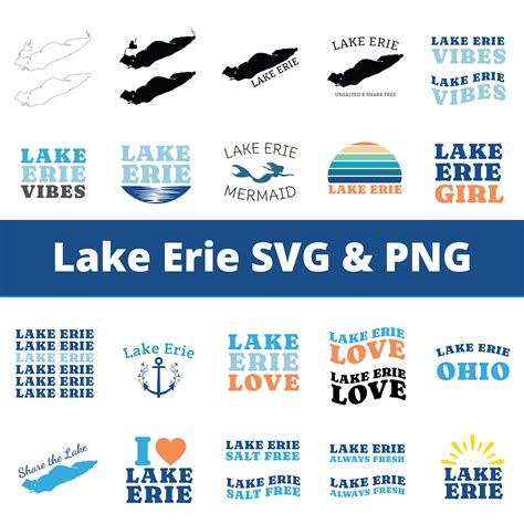 20 Lake Erie Designs Lake Erie SVG PNG Etsy